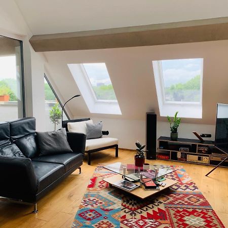 Exklusives Penthouse Im Ehemaligen Bunker Daire Hannover Dış mekan fotoğraf