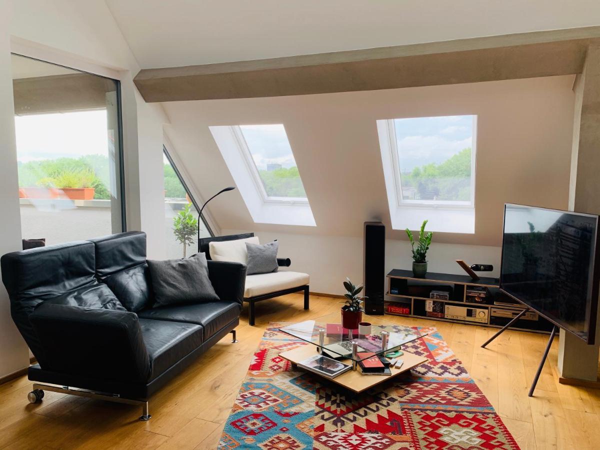 Exklusives Penthouse Im Ehemaligen Bunker Daire Hannover Dış mekan fotoğraf