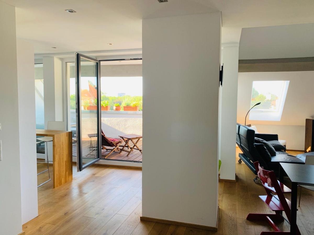 Exklusives Penthouse Im Ehemaligen Bunker Daire Hannover Dış mekan fotoğraf